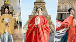 Former teacher in China travels the world in traditional hanfu attire to spread Chinese culture around the globe