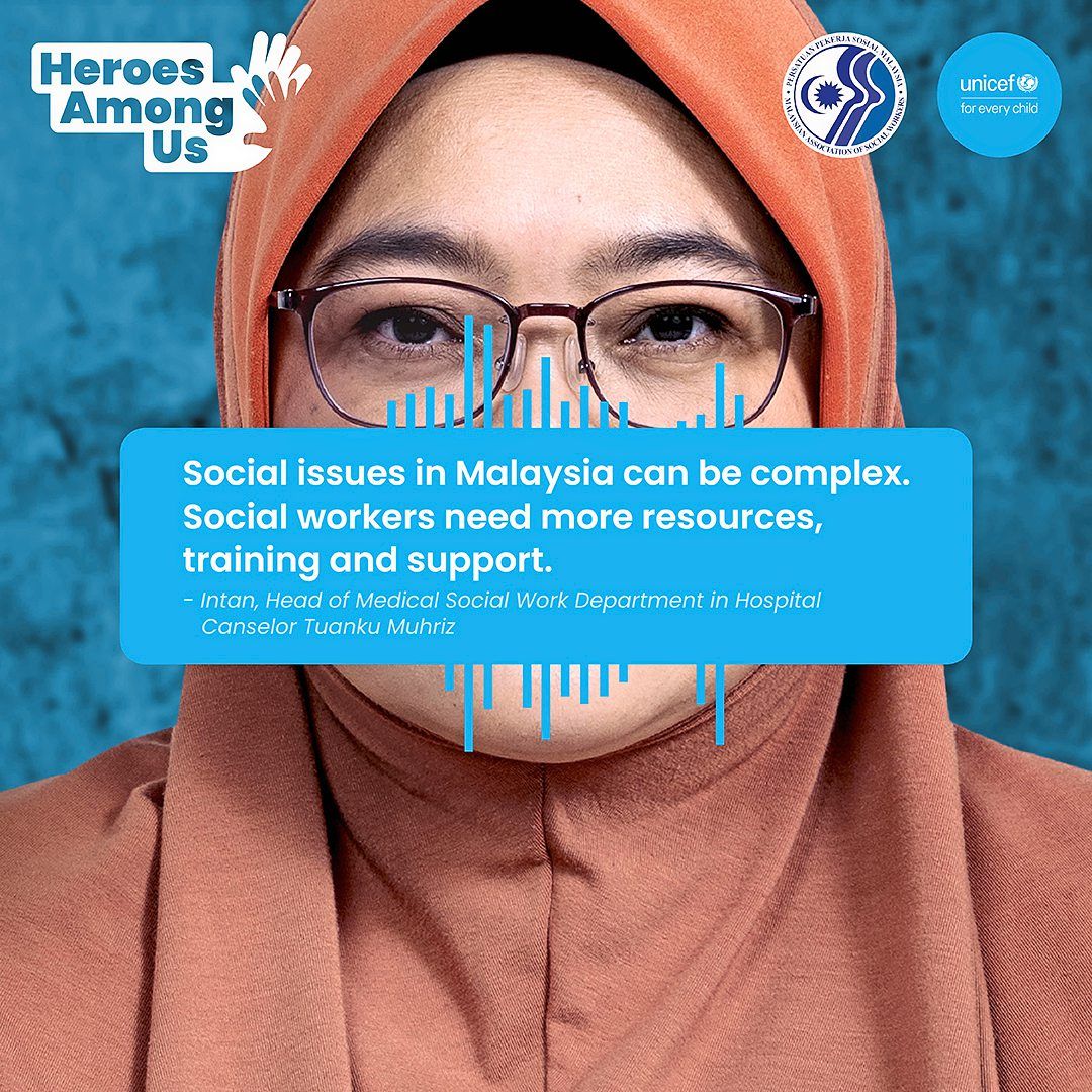 MASW and Unicef's Heroes Among Us campaign posters. Photo: MASW & Unicef