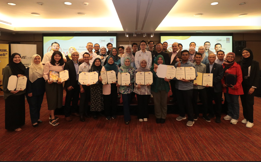 The closing ceremony to mark the successful completion of the Knowledge Transfer Programme (KTP), 'Malaysian Brand to the Global Market' was attended by 50 participants.