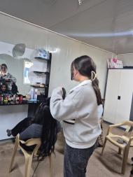 Adolescent girl at WFWI center in Erbil